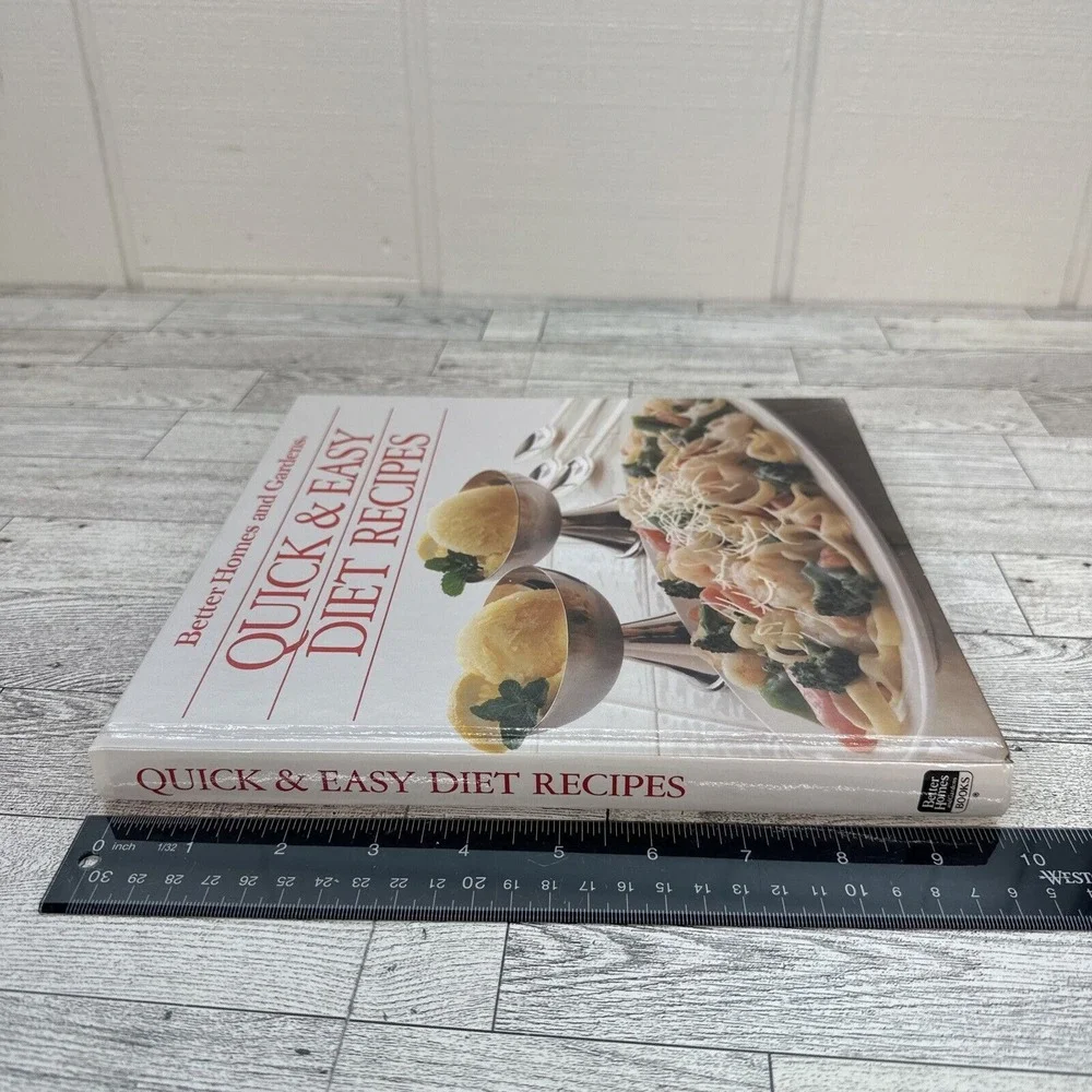 Quick And Easy Diet Recipes Better Homes And Gardens Vtg 1989 Hardcover Cookbook